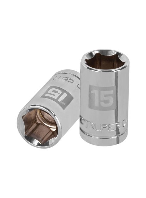Dado Hexagonal Milimetrico Cuadrante 1/2" 15mm Truper-0