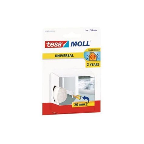 Tesamoll Universal Para Puertas 38mm X 1mt Blanco Tesa-0