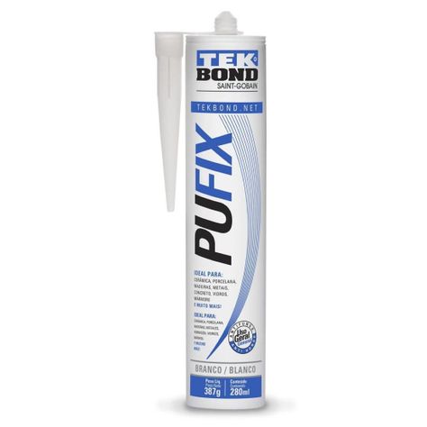 Adhesivo De Poliuretano Pufix 387grs. Blanco Tekbond-0