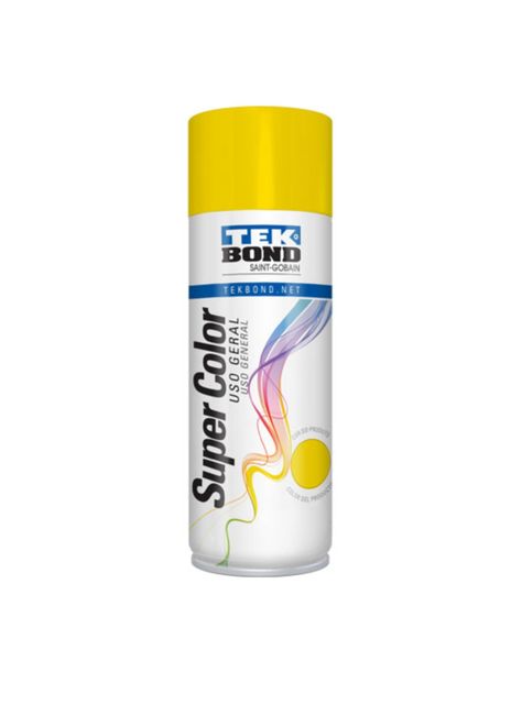Pintura Spray 400ml Uso General Amarillo - TEKBond-0