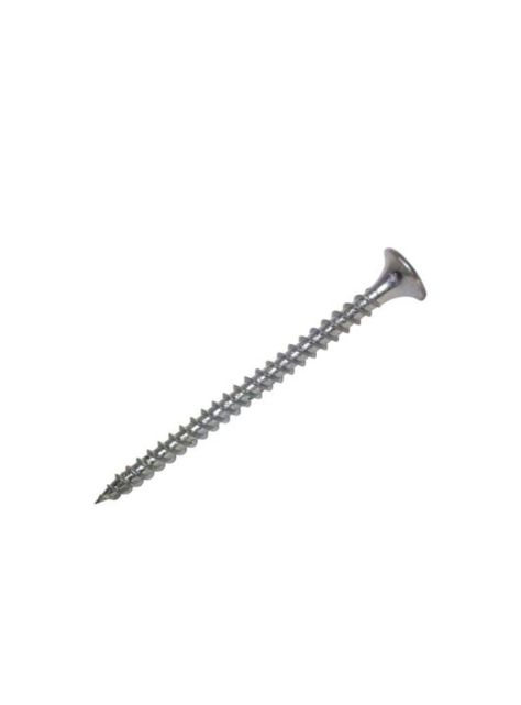 Tornillo Volcanita Zincado Hilo Grueso #8 x 3" 100un-0