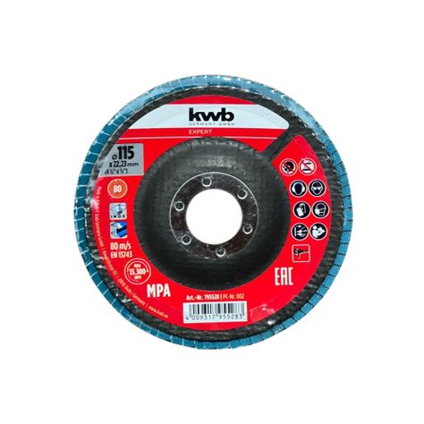 Disco Traslapado Cut-fix 4.1/2" Grano 80 - KWB-0