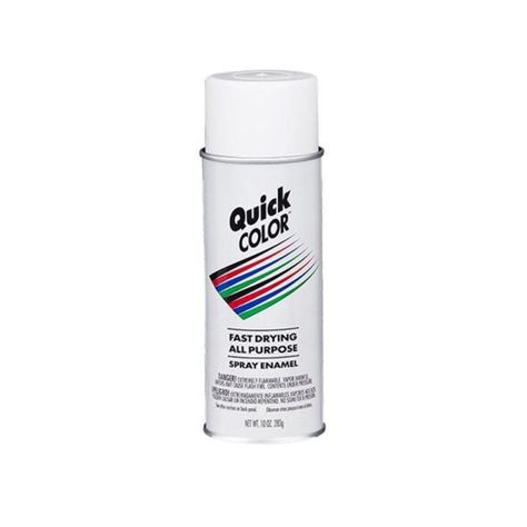 Pintura En Aerosol 283grs Blanco Brillante Quick Color-0