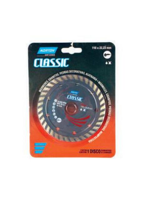 Disco Diamantado Classic Turbo 4.1/2  / 110x22.23mm Norton-0
