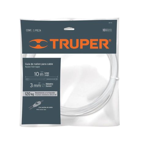 Laucha guía para Cables de nylon 10mts Truper-0