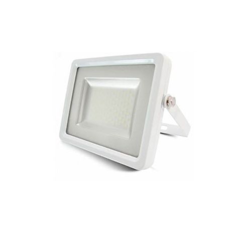 Foco Proyector Luz Blanca 6000K Marco Blanco 30W - Globaltronics-0