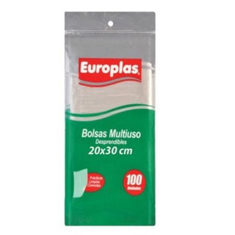Europlas Bolsa Multiuso Con Asas 20x30cms 100un.-0