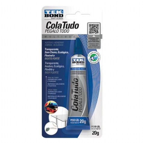 Adhesivo Universal Transparente Colatudo 20grs Tekbond-0