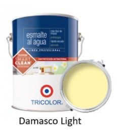 Esmalte al agua Profesional 1/4 Gl (945ml) Damasco Light - Tricolor-0