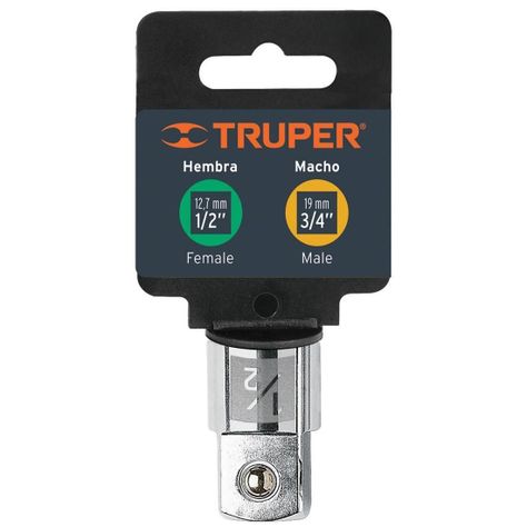 Truper Adaptador Para Chicharra Cuadrante 1/2  A 3/4 -0