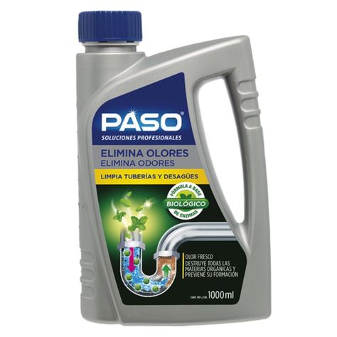 Destapador Biológico Tuberias y Desagües 1lt Paso-0