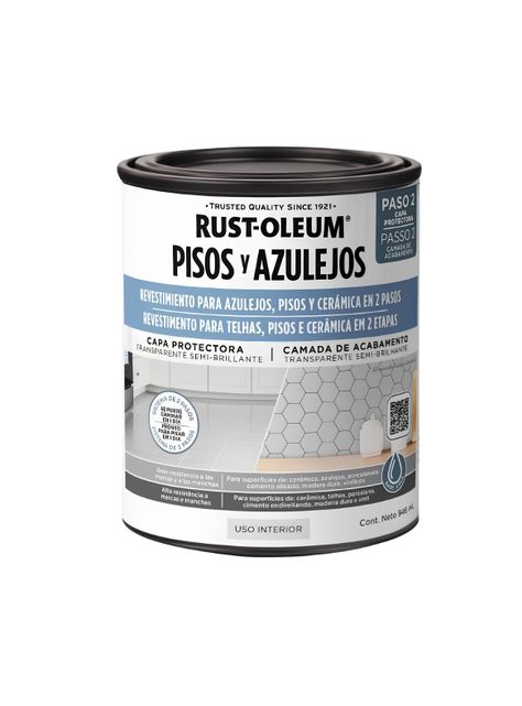 Revestimiento para piso Paso 2 946ml Semi Brillo Rust Oleum-0