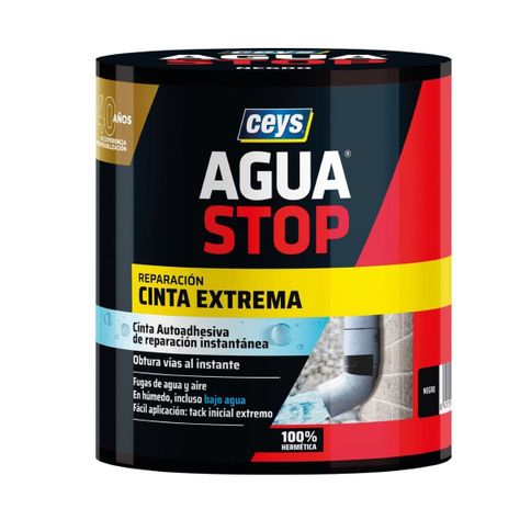 Cinta adhesiva extrema Aguastop Instántanea 1.5mts Ceys-0