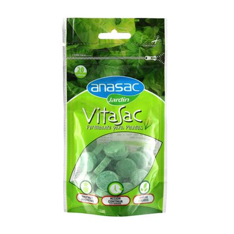 Fertilizante Vitasac Plantas 20 pastillas Anasac-0