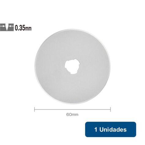 Olfa Repuesto Cuchillo Rotativo Rb60-1 60mm 1un.-0