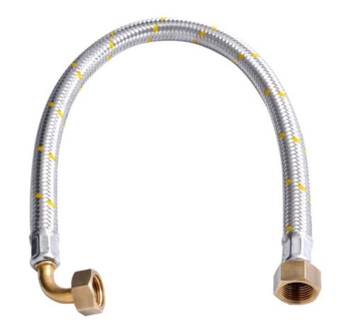 Nibsa Flexible De Gas Hi-hi 7/8  X 1/2  60cms Conexión Curva-0