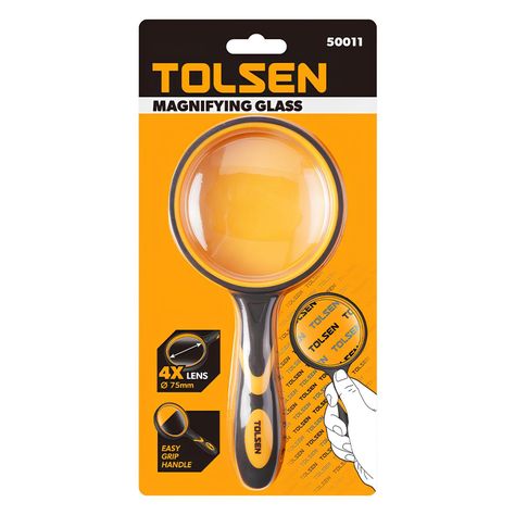 Lupa 75mm 4X Tolsen-1