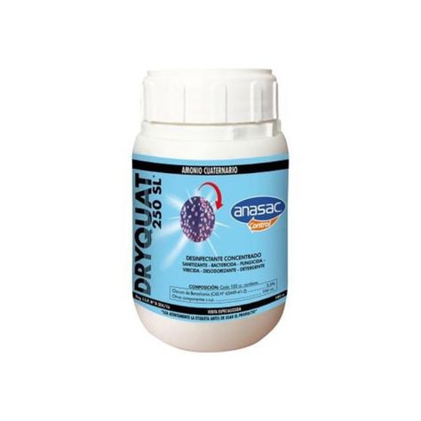 Anasac Dryquat 250 (amonio Cuaternario Concentrado) 100ml-0