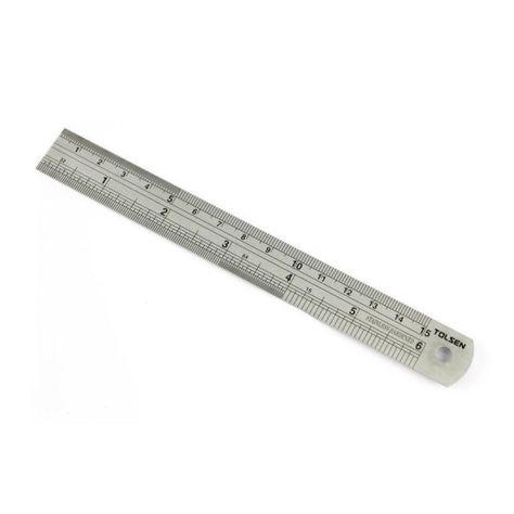 Regla Acero 150mm/6  Tolsen-0