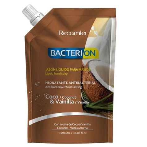 Bacterion Jabón Hidratante Antibacterial 1lt Coco Vainilla-0