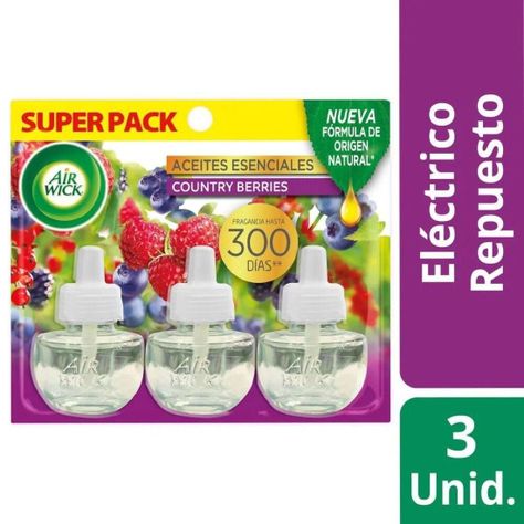 Desodorante Ambiental Eléctrico Repuesto 3u Berries Air Wick-0