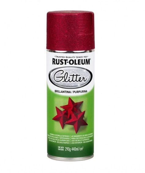 Spray Aerosol Glitter Brillantina Rojo Rust Oleum-0