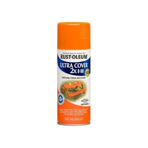Spray Aerosol Ultra Cover 2x Naranja Brillante Rust Oleum-0