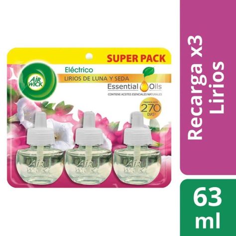 Desodorante Ambiental Eléctrico Repuesto 3u Lirios Air Wick-0