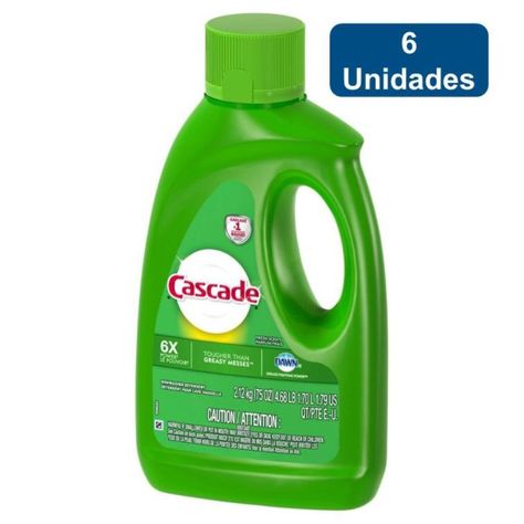 Detergente Lavavajillas Gel Aroma Fresh 2.12kg X 6 Cascade-0