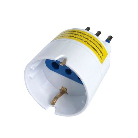 Adaptador Schuko Blanco Con Protección 1500w Macrotel-0