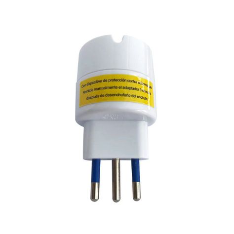 Adaptador Schuko Blanco Con Protección 1500w Macrotel-1