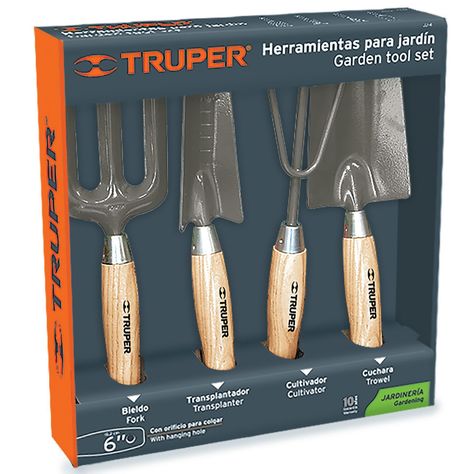 Truper Herramientas Para Jardín Juego 4 Piezas-1