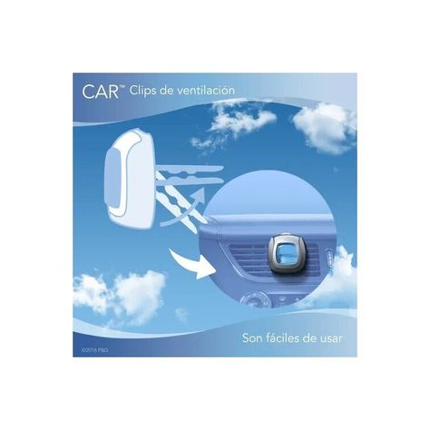 Febreze Aromatizante Para Automovil Linen & Sky-2