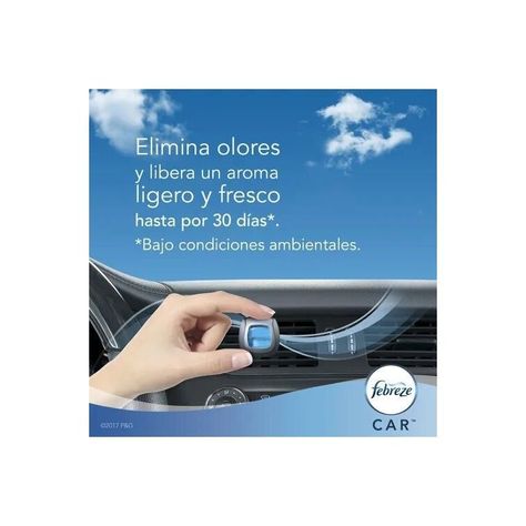 Febreze Aromatizante Para Automovil Linen & Sky-4
