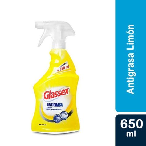 Antigrasa Gatillo Limón 650ml Glassex-0