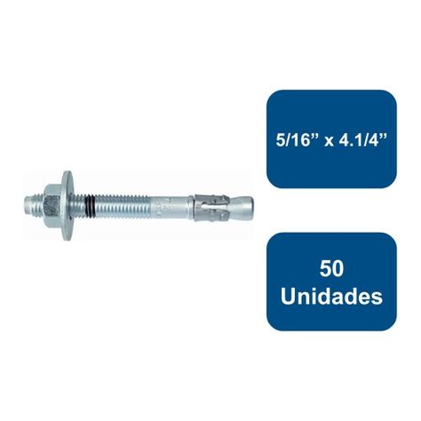 Perno Anclaje 5/16" x 4.1/4" 50un.-0