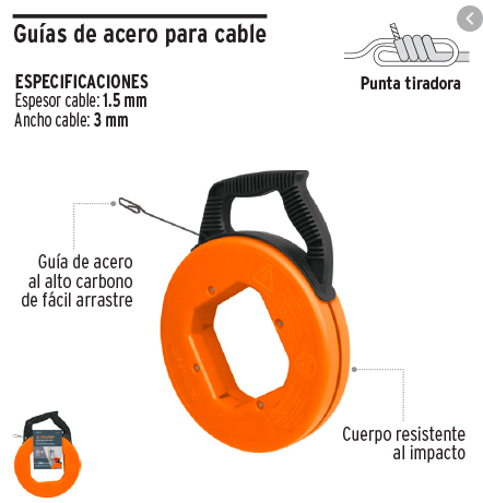 Truper Laucha Guía Para Cables 15mts-1