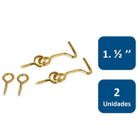Aldaba Zincada 1.1/2  2un. Lioi-0