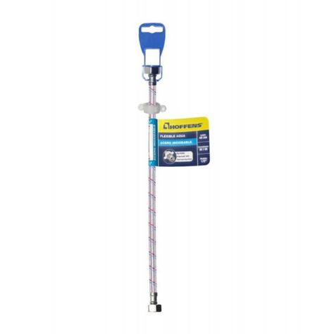 Flexible De Agua Acero Inoxidable Hi-hi 1/2  40cms Hoffens-0