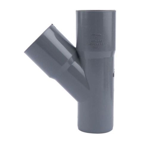 Vee Pvc Sanitario Gris 50 X 50mm Pvc-0
