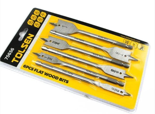 Brocas Paleta Para Madera 6 Pzs Tolsen-1