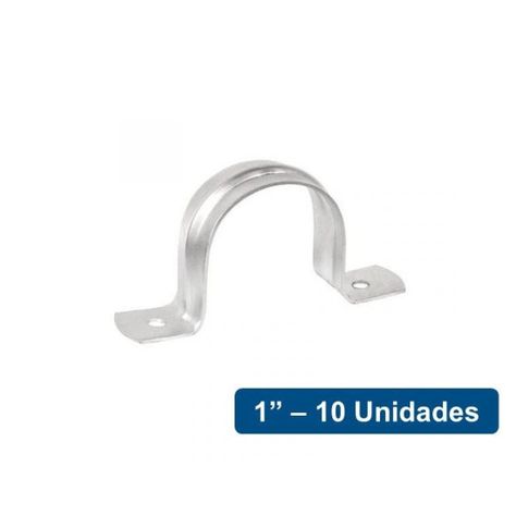 Abrazaderas Omega Metálicas 1  10un Volteck-0