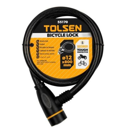 Candado Para Bicicleta 12x800mm Tolsen-0