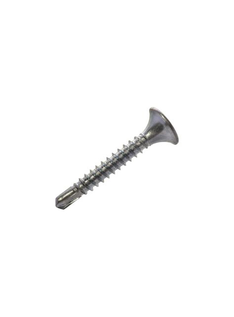 Tornillo Volcanita Zinc Hilo Fino Punta Broca #6x2.1/4 100u-0