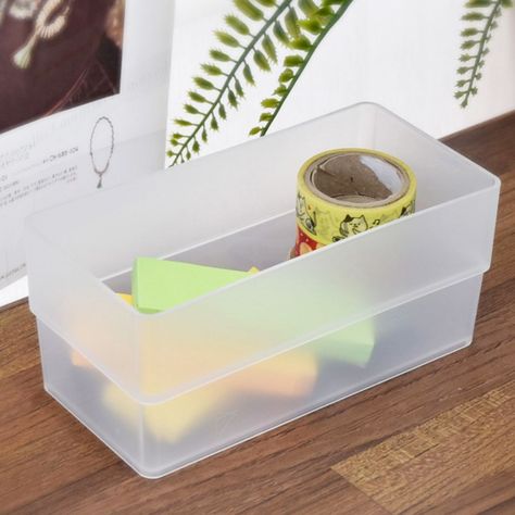 Caja organizadora translucida apilable Alta 70x140x62mm - Livinbox-3