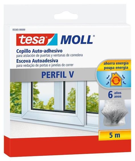 Burlete Tesamoll Perfil V 5mts-0