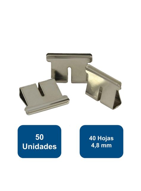 Magic Clip Metálico 40 hojas 50un Adix-0