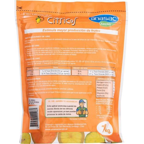 Fertilizante Cítricos 1kg Anasac-1