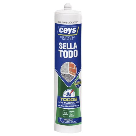 Silicona Neutra Sellatodo Transparente 280ml Ceys-0