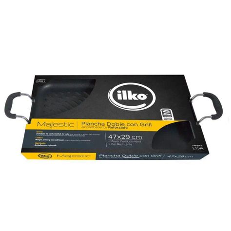 Plancha Doble Majestic 46x28cms Ilko-0